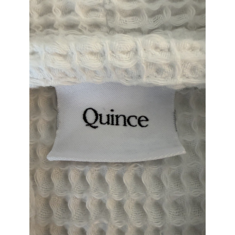 Quince Organic cotton Turkish Waffle Women's Bath Robe Size S - Picture 3 of 10